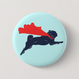 Super Pug Button