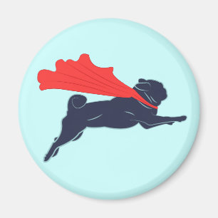 Super Pug Magnet
