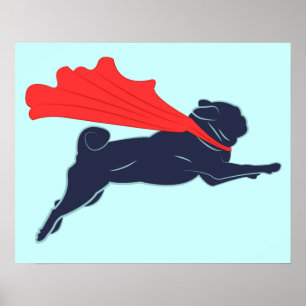 Super Pug Poster