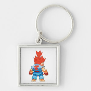 Super Puzzle Fighter II Turbo Akuma Keychain