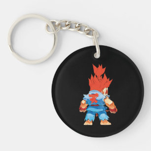 Super Puzzle Fighter II Turbo Akuma Keychain