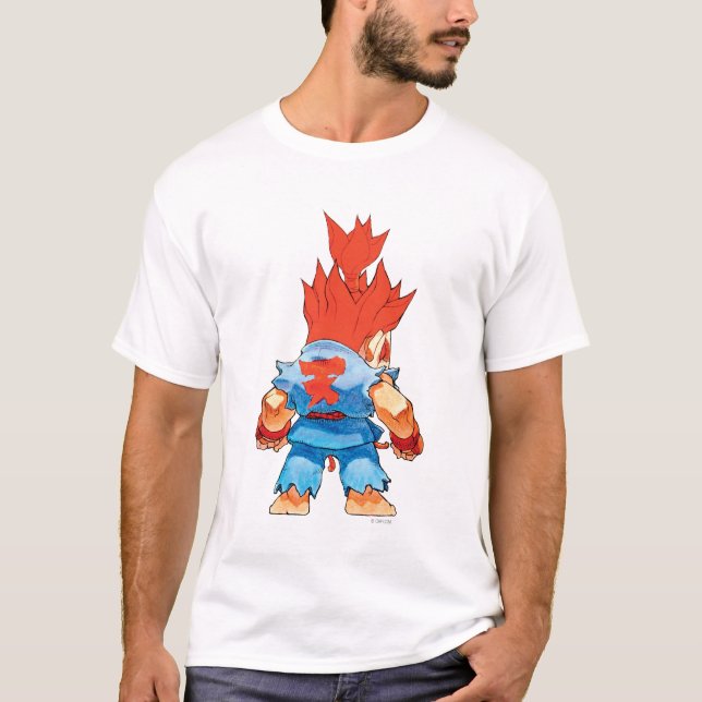 Super Puzzle Fighter II Turbo Akuma T-Shirt (Front)