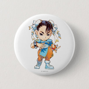 Super Puzzle Fighter II Turbo Chun-Li 2 Inch Round Button