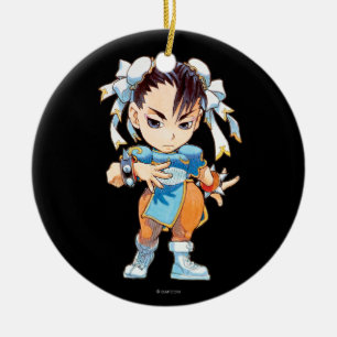 Super Puzzle Fighter II Turbo Chun-Li Ceramic Ornament