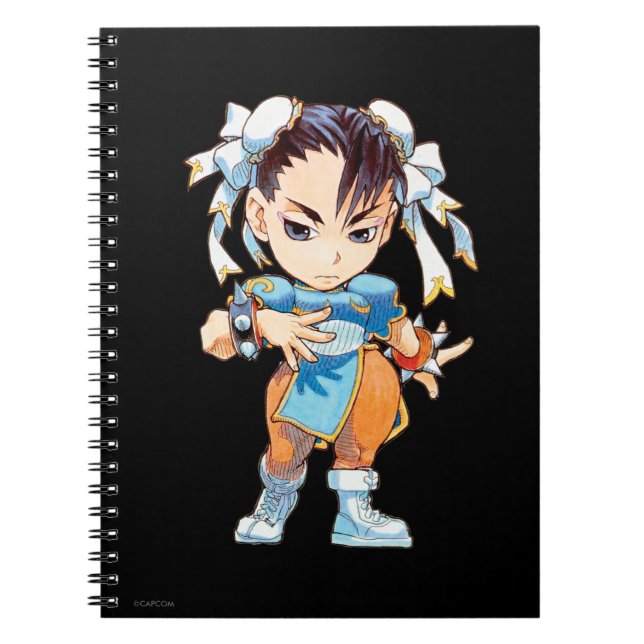 Super Puzzle Fighter II Turbo Chun-Li Notebook (Front)