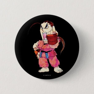 Super Puzzle Fighter II Turbo Dan 2 Inch Round Button