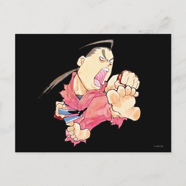 Super Puzzle Fighter II Turbo Dan 2 Postcard (Front)