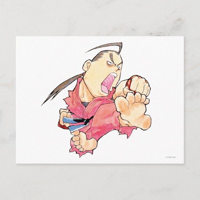 Super Puzzle Fighter II Turbo Dan 2 Postcard (Front)