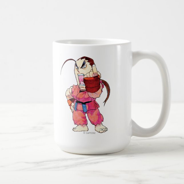 Super Puzzle Fighter II Turbo Dan Coffee Mug (Right)