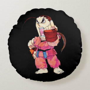 Super Puzzle Fighter II Turbo Dan Round Pillow