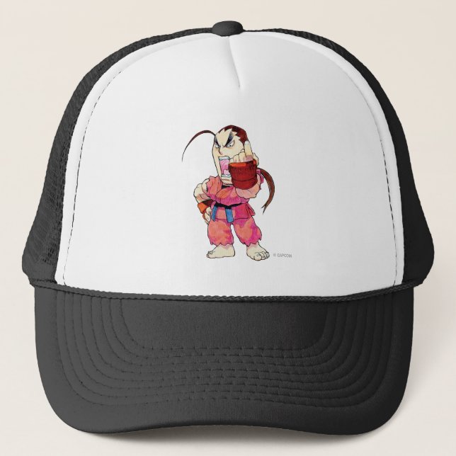 Super Puzzle Fighter II Turbo Dan Trucker Hat (Front)