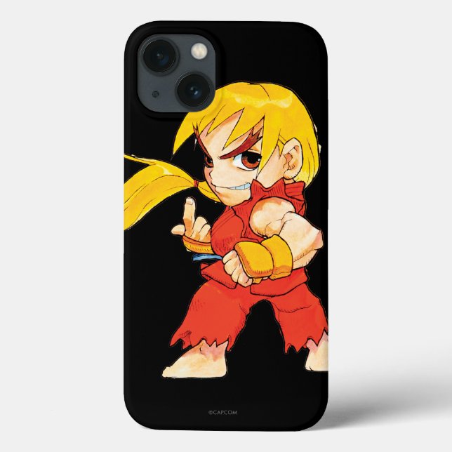 Super Puzzle Fighter II Turbo Ken Case-Mate iPhone Case (Back)