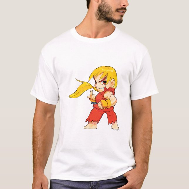 Super Puzzle Fighter II Turbo Ken T-Shirt (Front)