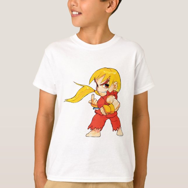 Super Puzzle Fighter II Turbo Ken T-Shirt (Front)