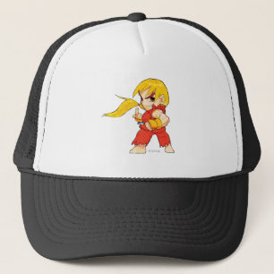 Super Puzzle Fighter II Turbo Ken Trucker Hat