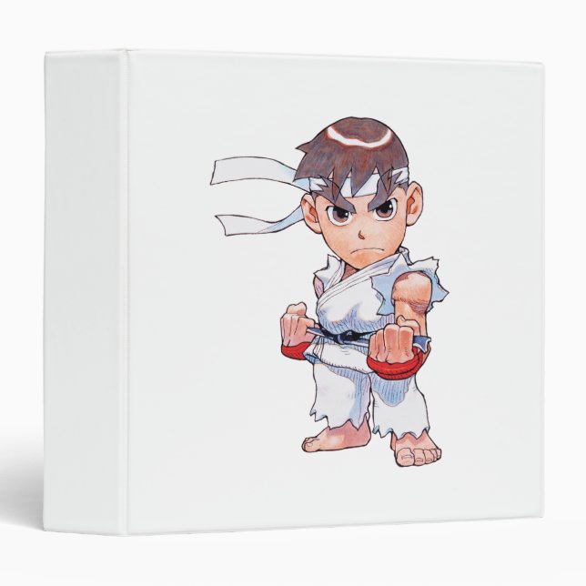 Super Puzzle Fighter II Turbo Ryu Binder (Front/Spine)