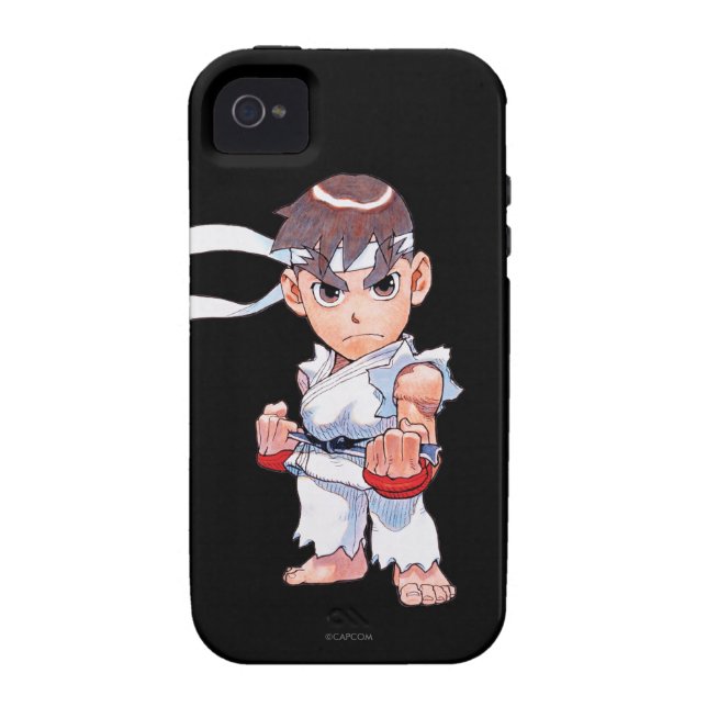 Super Puzzle Fighter II Turbo Ryu Case-Mate iPhone Case (Back)