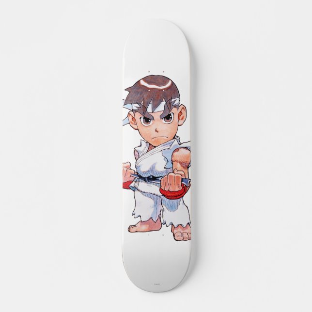 Super Puzzle Fighter II Turbo Ryu Skateboard (Front)