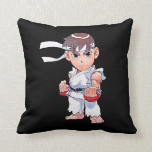 Super Puzzle Fighter II Turbo Ryu Throw Pillow