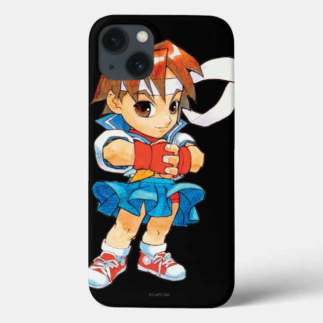Super Puzzle Fighter II Turbo Sakura 2 Case-Mate iPhone Case (Back)