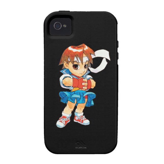 Super Puzzle Fighter II Turbo Sakura 2 Case-Mate iPhone Case (Back)
