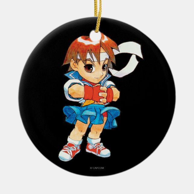 Super Puzzle Fighter II Turbo Sakura 2 Ceramic Ornament (Front)