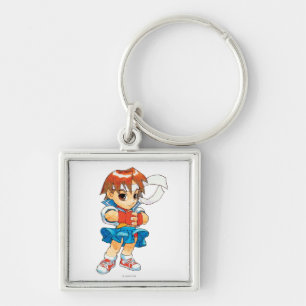 Super Puzzle Fighter II Turbo Sakura 2 Keychain