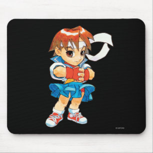 Super Puzzle Fighter II Turbo Sakura 2 Mouse Pad