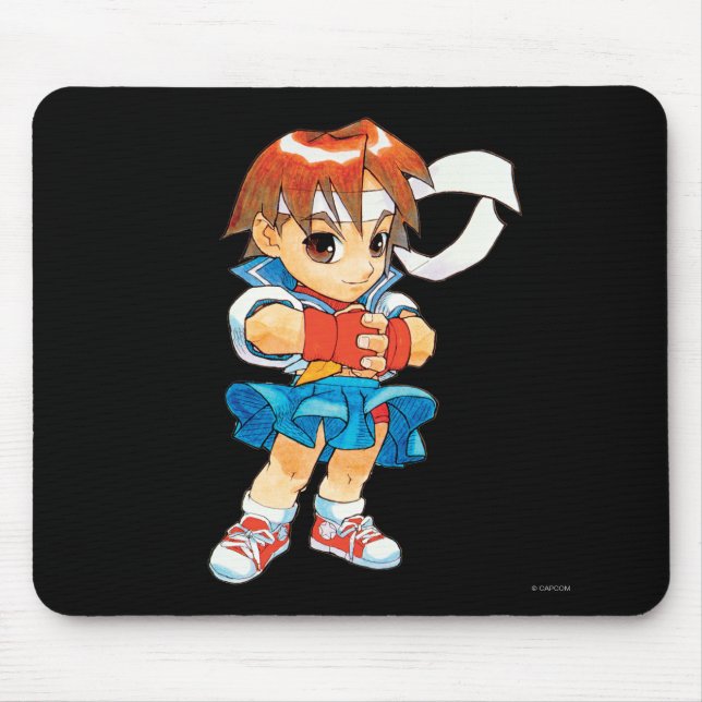 Super Puzzle Fighter II Turbo Sakura 2 Mouse Pad (Front)
