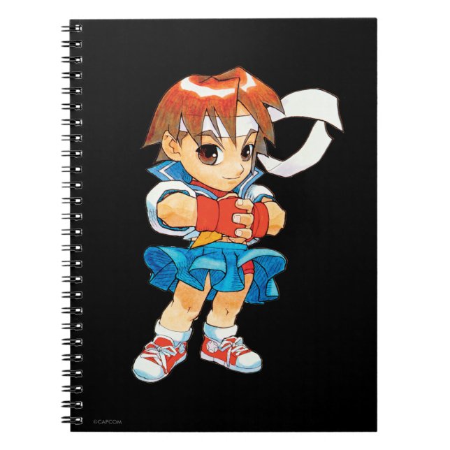Super Puzzle Fighter II Turbo Sakura 2 Notebook (Front)