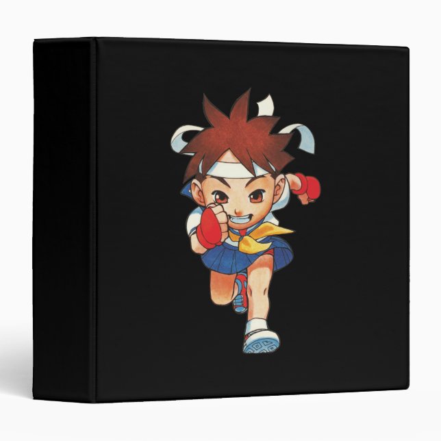 Super Puzzle Fighter II Turbo Sakura Binder (Front/Spine)