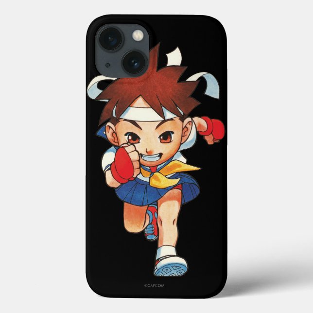 Super Puzzle Fighter II Turbo Sakura Case-Mate iPhone Case (Back)