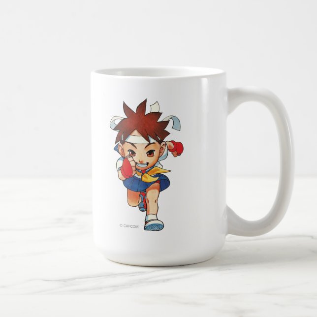 Super Puzzle Fighter II Turbo Sakura Coffee Mug (Right)