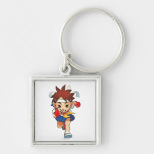 Super Puzzle Fighter II Turbo Sakura Keychain