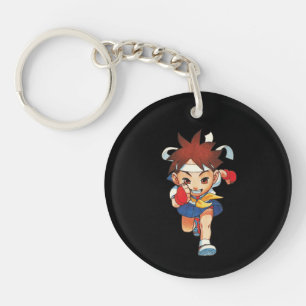 Super Puzzle Fighter II Turbo Sakura Keychain