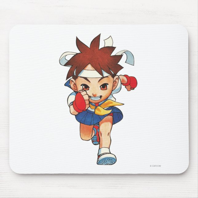 Super Puzzle Fighter II Turbo Sakura Mouse Pad (Front)