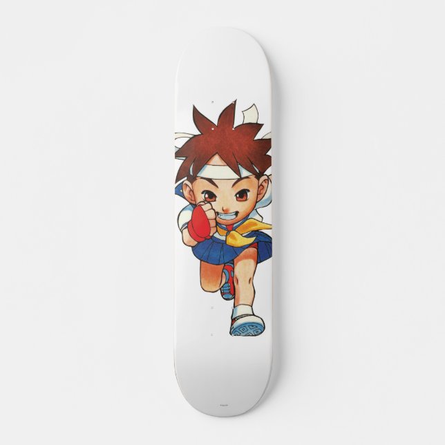 Super Puzzle Fighter II Turbo Sakura Skateboard (Front)