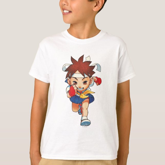 Super Puzzle Fighter II Turbo Sakura T-Shirt (Front)