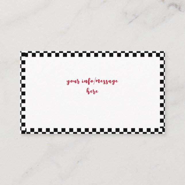 Super race car kids birthday enclosure card (Front)