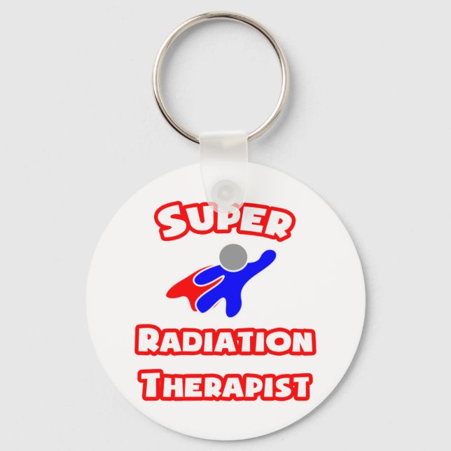 Super Radiation Therapist Keychain (Front)