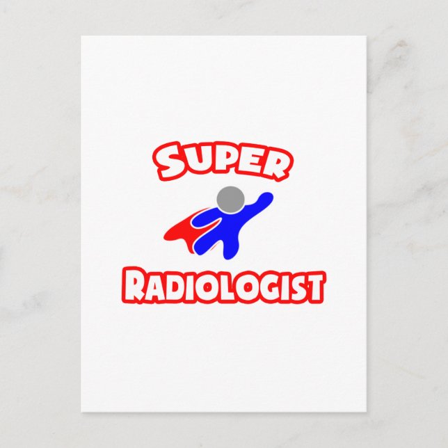 Super Radiologist Postcard (Front)