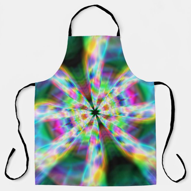 Super Rainbow Zoom Hallway Apron (Front)