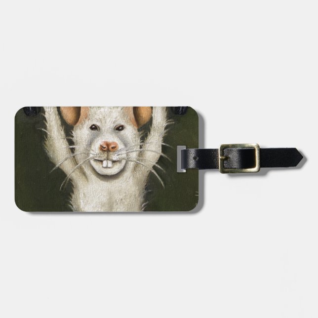 Super Rat Luggage Tag (Front Horizontal)