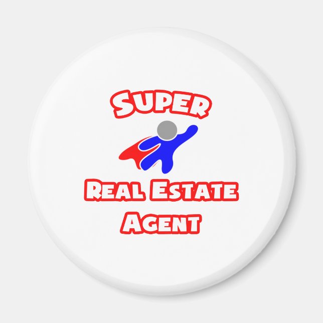 Super Real Estate Agent Magnet (Front)