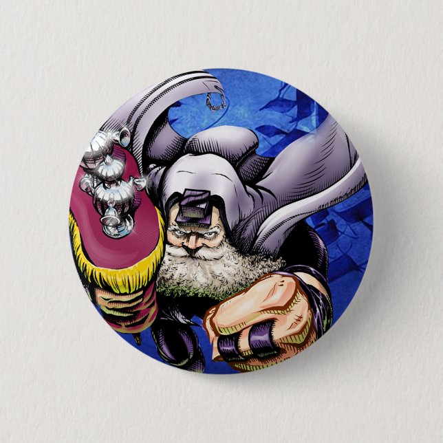 Super Rebbe 2 Inch Round Button (Front)