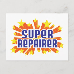 Super Repairer Postcard