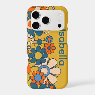 Super Retro 60s les années 70 Fleurs Personnalisée