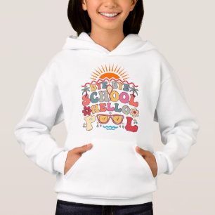 Super Retro Design Bye Bye School Hello Pool Cool