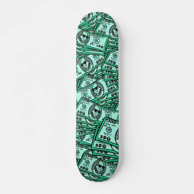 Super Rich Skateboard Deck (Front)