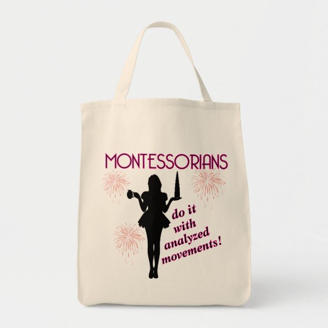 Super-roomy Montessori Grocery bag (Front)
